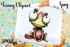 Fancy Chameleon Design sublimation | Funny Clipart Product Image 1