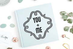 Fancy Square Frames | Hand Drawn Border Monogram Product Image 3