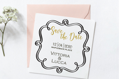 Fancy Square Frames | Hand Drawn Border Monogram Product Image 2