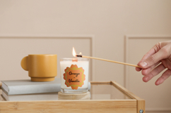 Colored Fancy Square Frames | Hand Drawn Border Monogram Product Image 2