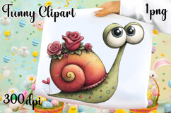 Fancy snail Design sublimation | Funny Clipart Product Image 1