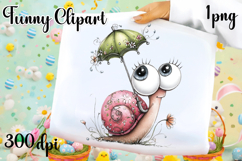 Fancy snail Design sublimation | Funny Clipart Product Image 1