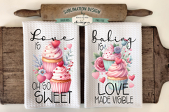 Valentine Kitchen Towel Bundle | 16 PNG Files Product Image 4