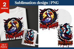 Goose Halloween sublimation Silly Goose Vampire T-shirt Product Image 1