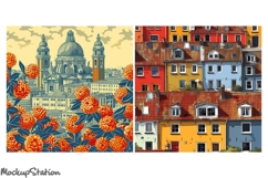 Fantastic Cities Digital Papers European Travel Scrapbook Product Image 2