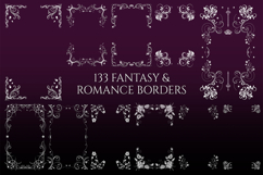 133 Fantasy Art Borders &amp; 40 Flourishes Product Image 1