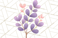 Fantasy Botanical Clipart PNG, Unique Whimsical Plant Art Product Image 2