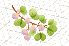 Fantasy Botanical Clipart PNG, Unique Whimsical Plant Art Product Image 3