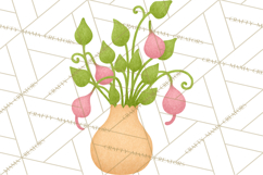 Fantasy Botanical Clipart PNG, Unique Whimsical Plant Art Product Image 4