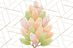 Fantasy Botanical Clipart PNG, Unique Whimsical Plant Art Product Image 2