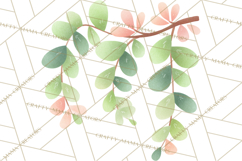 Fantasy Botanical Clipart PNG, Unique Whimsical Plant Art Product Image 3