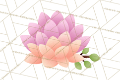 Fantasy Botanical Clipart PNG, Unique Whimsical Plant Art Product Image 3