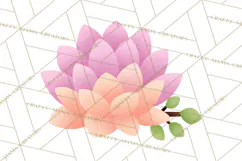 Fantasy Botanical Clipart PNG, Unique Whimsical Plant Art Product Image 3