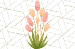 Fantasy Botanical Clipart PNG, Unique Whimsical Plant Art Product Image 4