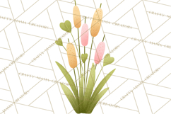 Fantasy Botanical Clipart PNG, Unique Whimsical Plant Art Product Image 5