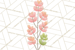Fantasy Botanical Clipart PNG, Unique Whimsical Plant Art Product Image 5