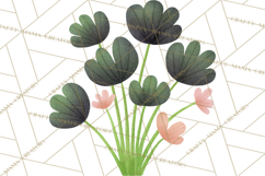 Fantasy Botanical Clipart PNG, Unique Whimsical Plant Art Product Image 3
