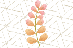 Fantasy Botanical Clipart PNG, Unique Whimsical Plant Art Product Image 4