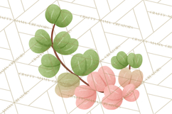 Fantasy Botanical Clipart PNG, Unique Whimsical Plant Art Product Image 5