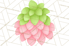 Fantasy Botanical Clipart PNG, Unique Whimsical Plant Art Product Image 3