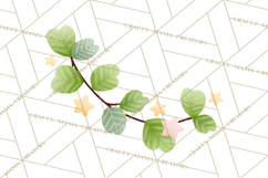 Fantasy Botanical Clipart PNG, Unique Whimsical Plant Art Product Image 4