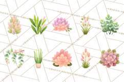 Fantasy Botanical Clipart PNG, Unique Whimsical Plant Art Product Image 6