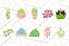 Fantasy Botanical Clipart PNG, Unique Whimsical Plant Art Product Image 9
