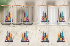 Glass Can Wraps Fantasy Castle Product Image 3