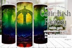 Celtic Tumbler, Fantasy Tumbler, Celtic Gate Tumbler, 10 Product Image 1