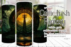 Celtic Tumbler, Fantasy Tumbler, Celtic Gate Tumbler, 4 Product Image 1