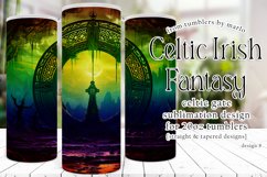 Celtic Tumbler, Fantasy Tumbler, Celtic Gate Tumbler, 8 Product Image 1