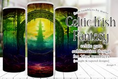 Celtic Tumbler, Fantasy Tumbler, Celtic Gate Tumbler, 9 Product Image 1