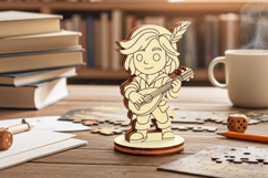 Fantasy RPG Tabletop Miniatures Bundle, Laser Cut File Product Image 7