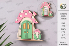 Fantasy doors for sockets Bundle Laser Cut. Home Decor SVG Product Image 12