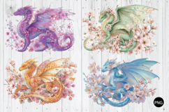 Fantasy Dragon PNG, Dragon PNG, Fantasy Animal PNG Product Image 1
