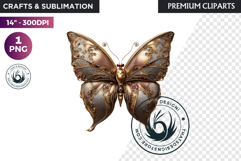 Fantasy Elemental Butterfly PNG Clipart, Magic Insect Product Image 1