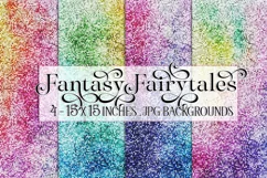 Mermaid Papers, Fantasy Fairytales Marlo Glitter Papers s2 Product Image 1