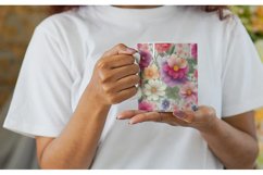 Fantasy Flowers Watercolor | Mug sublimation design Product Image 2