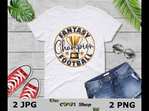 Fantasy Football Champion Png, Football Png, Fantasy League Product Image 3