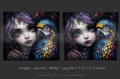 Animal Tumbler Wrap, A Girl and Her Bird Tumbler Wrap, t2 Product Image 3