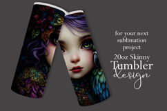 Animal Tumbler Wrap, A Girl and Her Bird Tumbler Wrap, t3 Product Image 2