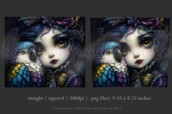 Animal Tumbler Wrap, A Girl and Her Bird Tumbler Wrap, t4 Product Image 3