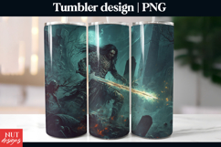 Dark Fantasy Warrior Tumbler Halloween Dark fantasy tumbler Product Image 1