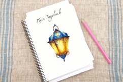 Watercolor Fantasy Lanterns Clipart Bundle Product Image 4