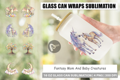 Fantasy Mom Baby Creatures Glass Can Product Image 1