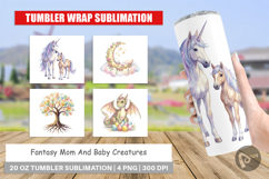 Fantasy Mom Baby Creatures Tumbler Product Image 1