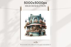 Fantasy Pastel Store Bakery Shop Cafe House Architecture PNG Watercolor Transparent invitation t-shirt designs sublimation nursery printable art junk journaling Fantasy Pastel Store, Shop Clipart, Cafe House png, Floral Bakery Transparent detailed clip ar