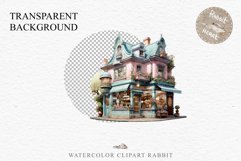 Fantasy Pastel Store Bakery Shop Cafe House Architecture PNG Watercolor Transparent invitation t-shirt designs sublimation nursery printable art junk journaling Fantasy Pastel Store, Shop Clipart, Cafe House png, Floral Bakery Transparent detailed clip ar