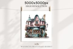 Fantasy Pastel Store Bakery Shop Cafe House Architecture PNG Watercolor Transparent invitation t-shirt designs sublimation nursery printable art junk journaling Fantasy Pastel Store, Shop Clipart, Cafe House png, Floral Bakery Transparent detailed clip ar