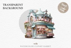 Fantasy Pastel Store Bakery Shop Cafe House Architecture PNG Watercolor Transparent invitation t-shirt designs sublimation nursery printable art junk journaling Fantasy Pastel Store, Shop Clipart, Cafe House png, Floral Bakery Transparent detailed clip ar
